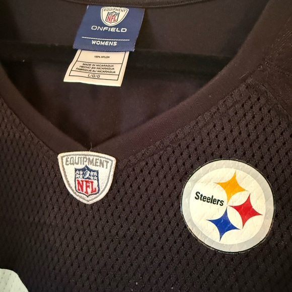 NFL Steelers Black Jersey with Team Logo - Picture 5 of 7